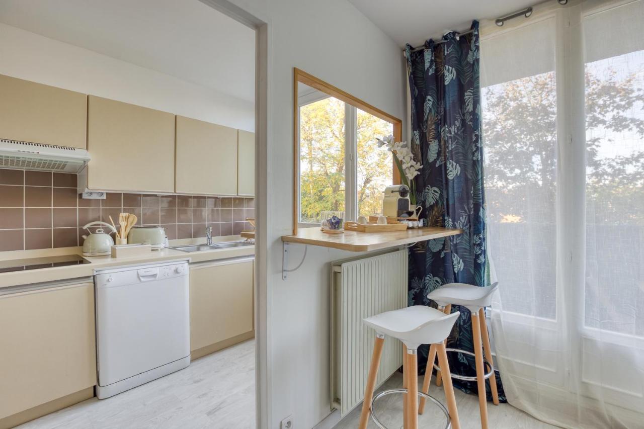 Escale De L'Yvette - 50M2 Cosy, Balcony & Parking Apartment Longjumeau Exterior foto